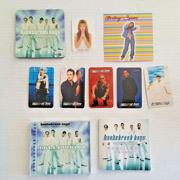 BACKSTREET BOYS Millennium CD IMPORT promo BOXSET + w/ Mousepad Collector Cards - Picture 5 of 5